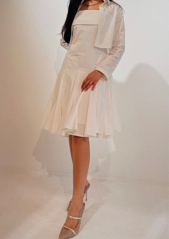 Stormy White Dress